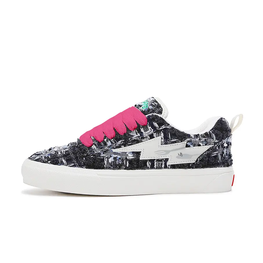 

AFTER SCHOOL SPECIAL Абразивостойкие дышащие низкие скейтбордские кроссовки унисекс Dark Cloud Black/Pink Green Mismatched, цвет Dark Cloud Black/Pink Green Mismatched