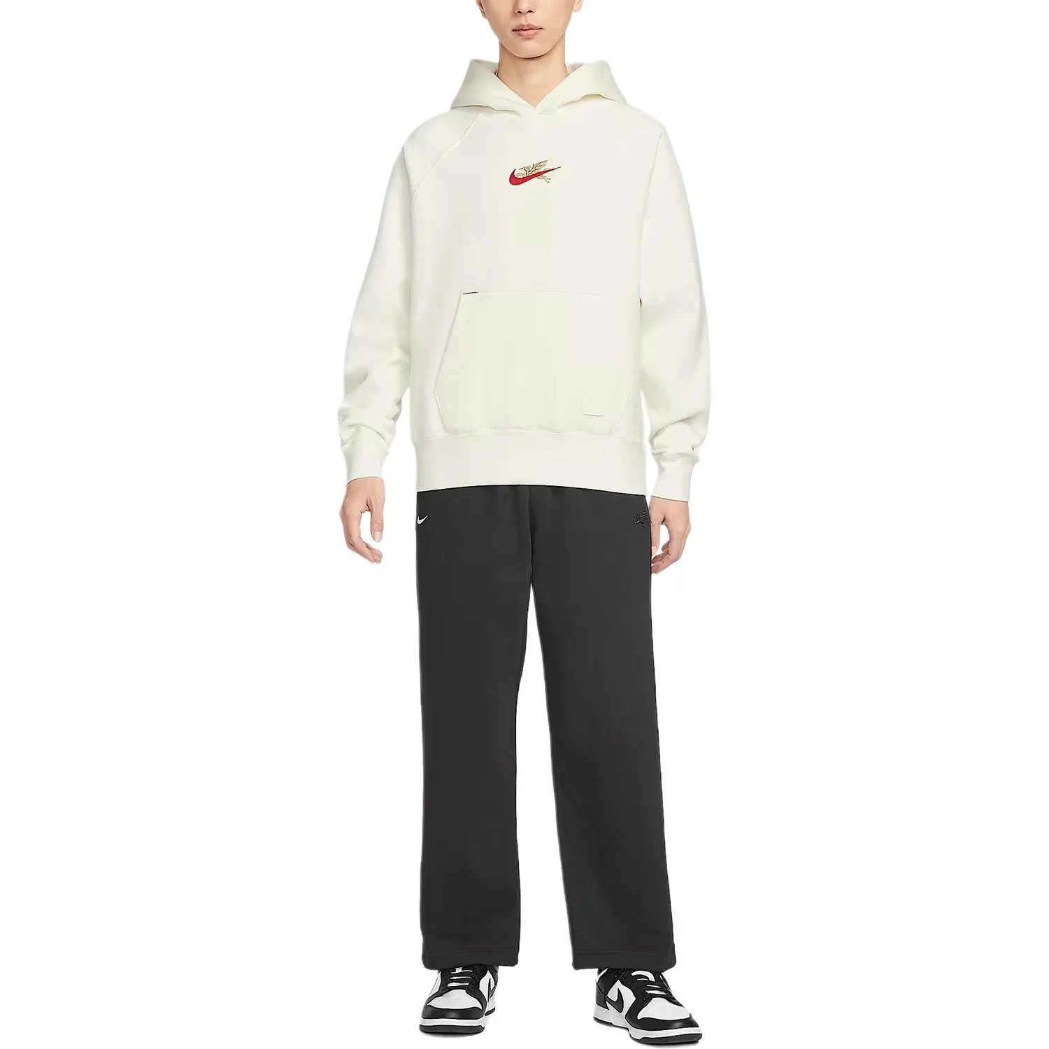 Толстовка из флиса для мужчин Nike, Sail White — фото 4