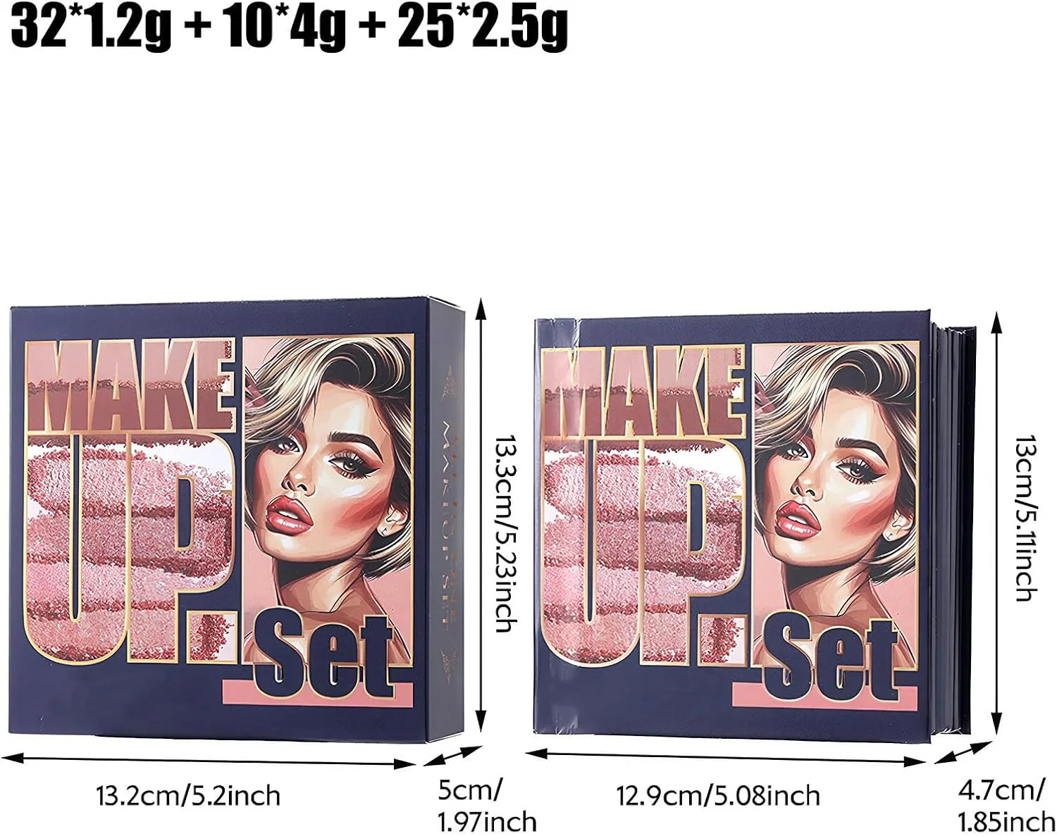 Палетка теней Multifunctional Makeup Palette, мультиколор, 67 цветов — фото 4