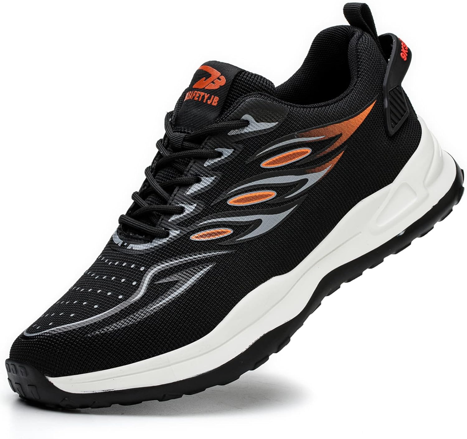 

Мужские кроссовки Micoklinlin с металлическим носком, легкие, дышащие, рабочая обувь с защитой от раздавливания и проколов, походные ботинки, оранжевый