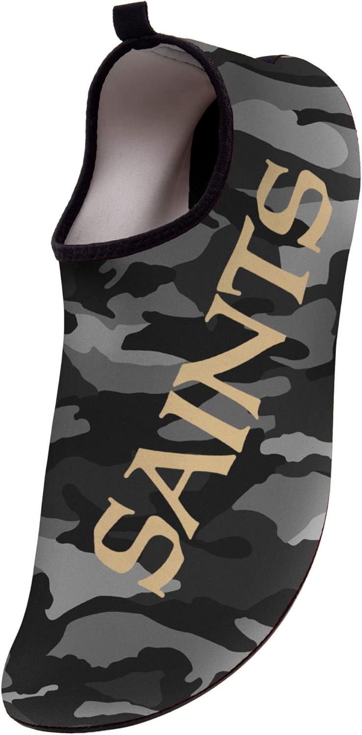 

Мужские водонепроницаемые кроссовки FOCO с камуфляжным рисунком в стиле команд NCAA и NFL, New Orleans Saints 7-8 Team Color