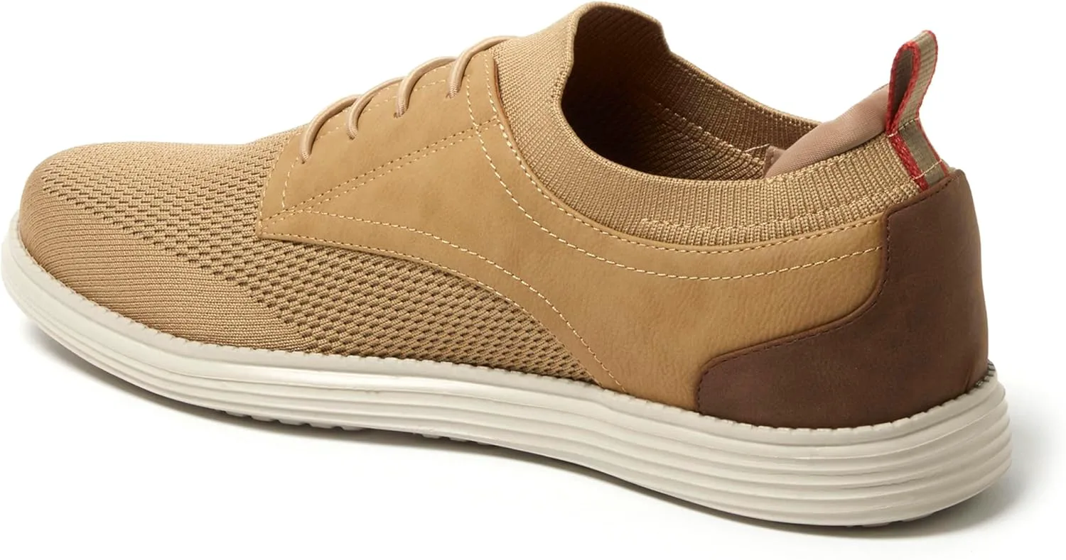 Мужские туфли Dearfoams Nash Slip-On Oxford, легкие, дышащие, с поддержкой свода стопы — фото 4
