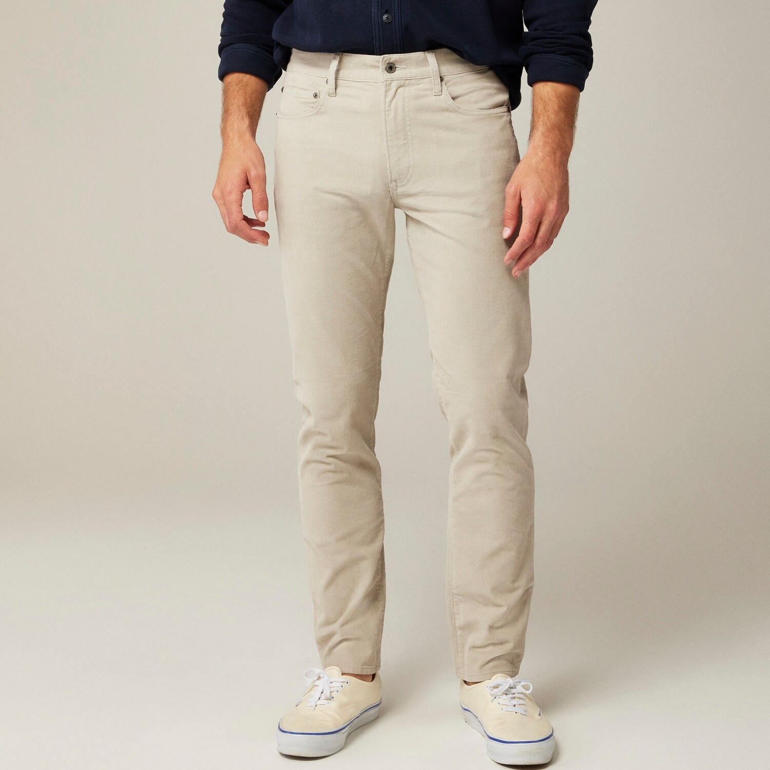 

770 брюки прямого кроя из вельвета J.Crew, серый