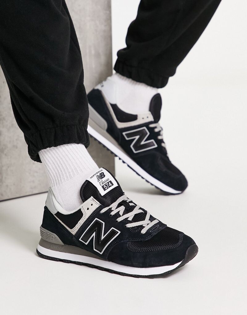 

New Balance - 574 - Кроссовки черные, Черный, New Balance - 574 - Кроссовки черные