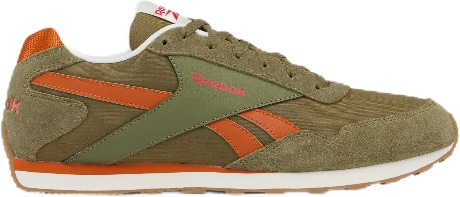 Кроссовки Reebok Unisex Glide Low Trainers, Grittygreen Rustorange Sportred