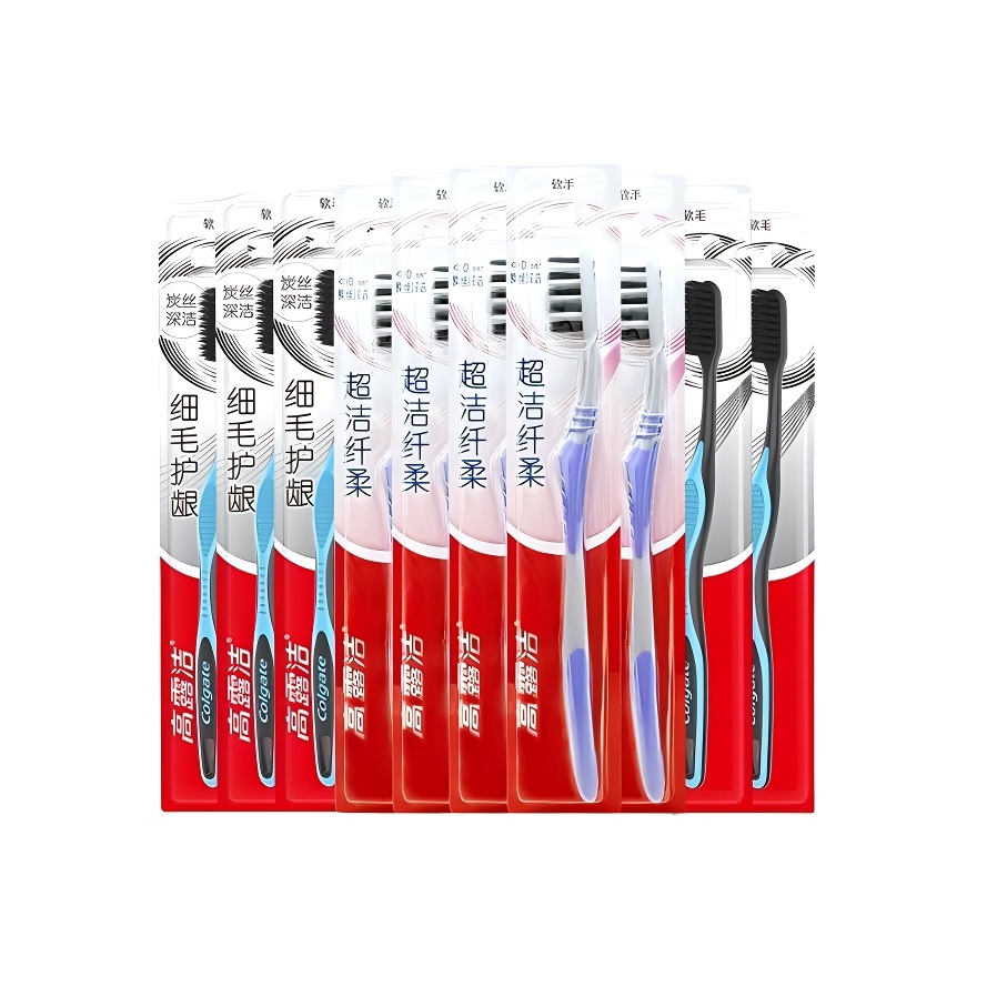 

Супермягкие щетинки для глубокой чистки и защиты десен зубные щетки COLGATE