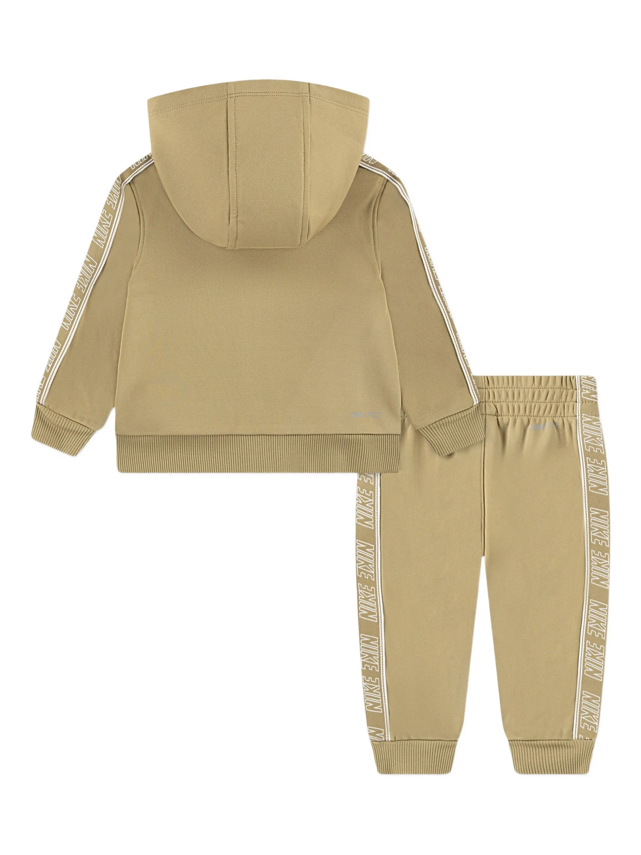 Спортивный костюм Fz Propus Taping с логотипом Nike Kids, бежевый — фото 2