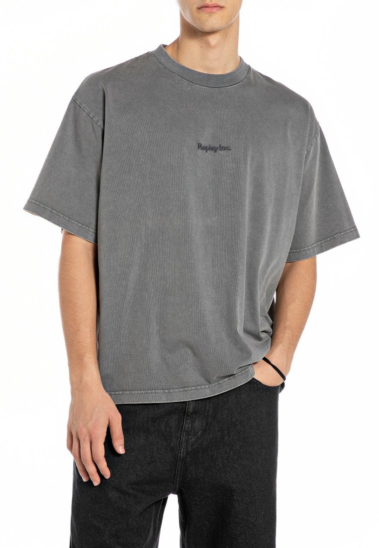 

Футболка Replay Inc. Basic T-shirt, Stoned Grey/Grey
