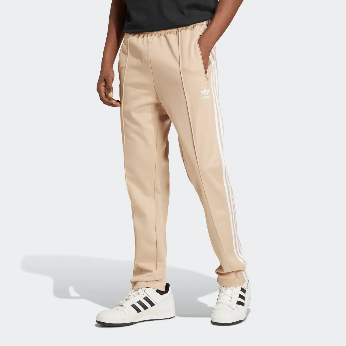 

Спортивные брюки adidas Originals Adicolor Classics Beckenbauer Track Pants, бежевый/белый