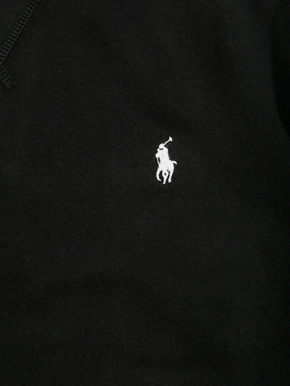 Худи с логотипом Polo Pony Polo Ralph Lauren Kids, черный — фото 3