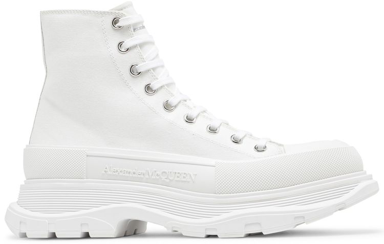 

Ботинки Alexander McQueen Tread Slick Boots 'White', белый
