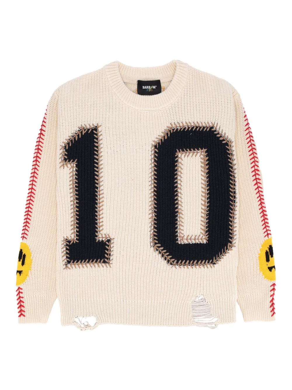 

Свитер с аппликацией Barrow kids, нейтральный