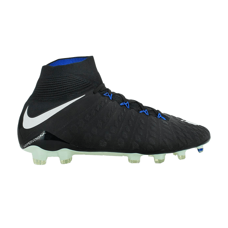 

Кроссовки Hypervenom Phantom 3 DF FG 'Black White Royal', черный