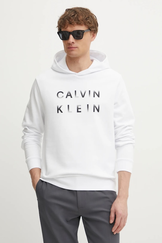 

Хлопковая толстовка Calvin Klein, белый