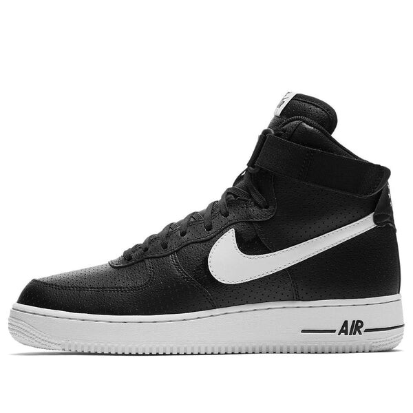 

Кроссовки air force 1 high '07 'black white' Nike, черный