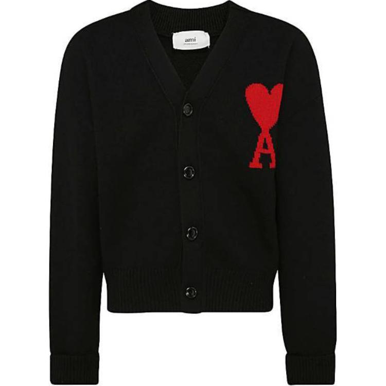 

Кардиган Ami Paris Ami De Coeur AMIPARIS, черный