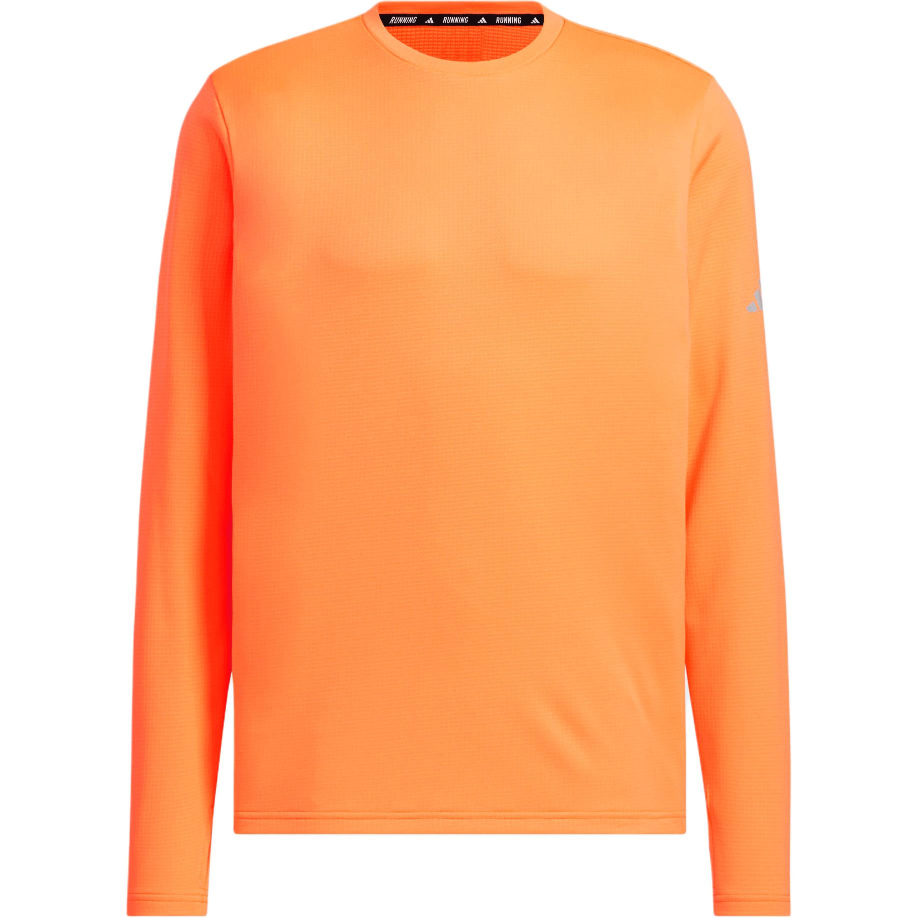Футболка FW24 ESS RN T LS WR Unisex Alarm Red Neon/Dark Silver Gray Adidas — фото 2