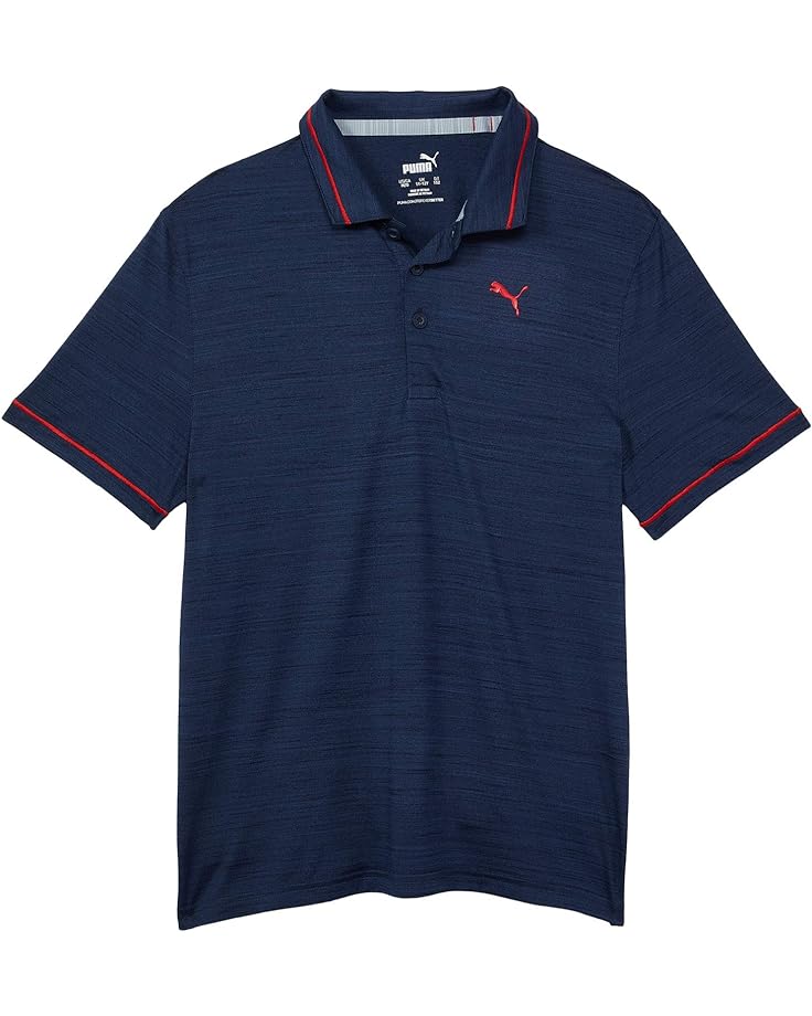 

Поло Puma Cloudspun Monarch Polo, цвет Navy Blazer Heather