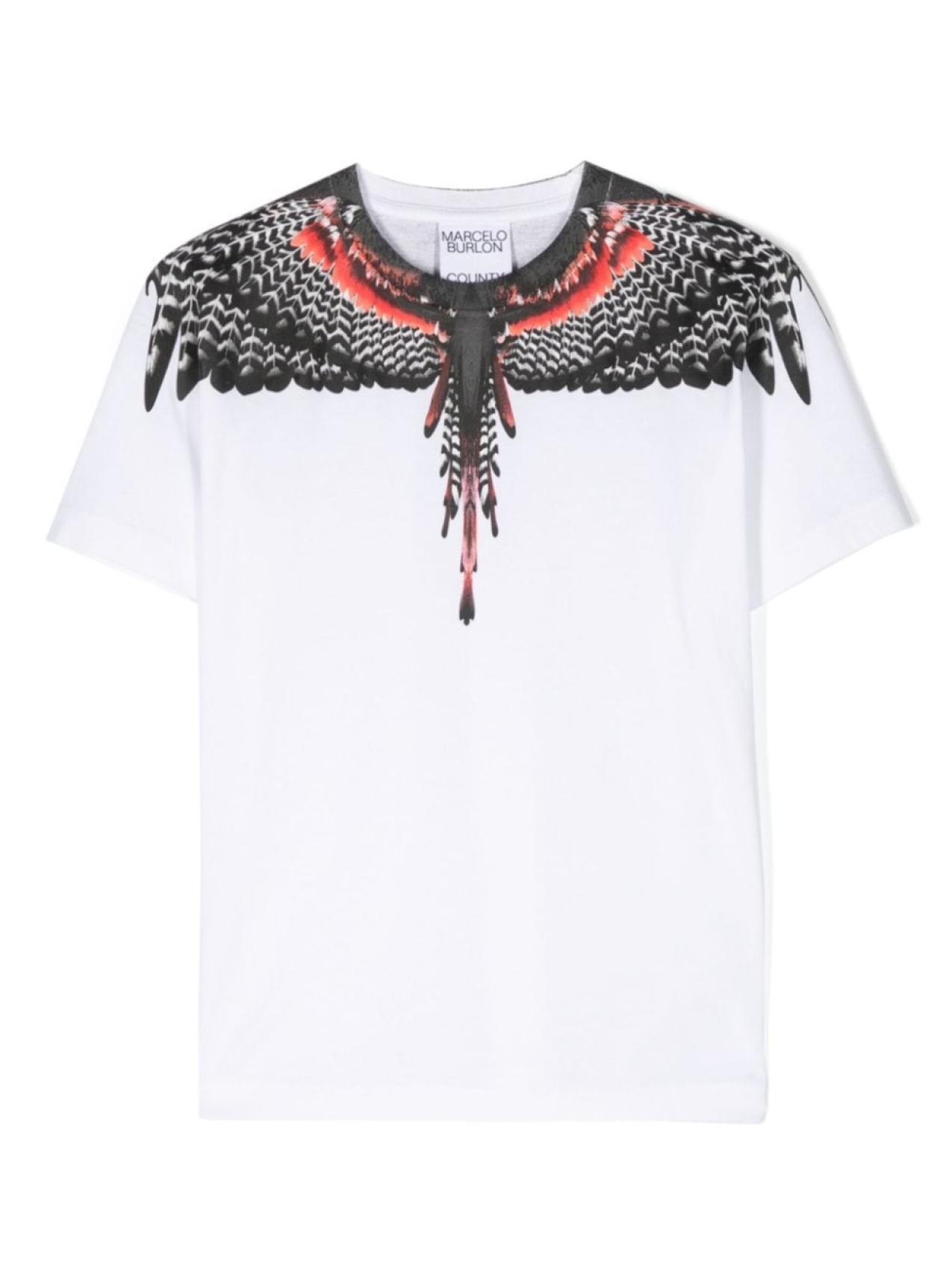 

Marcelo Burlon County Of Milan футболка Grizzly Wings, белый