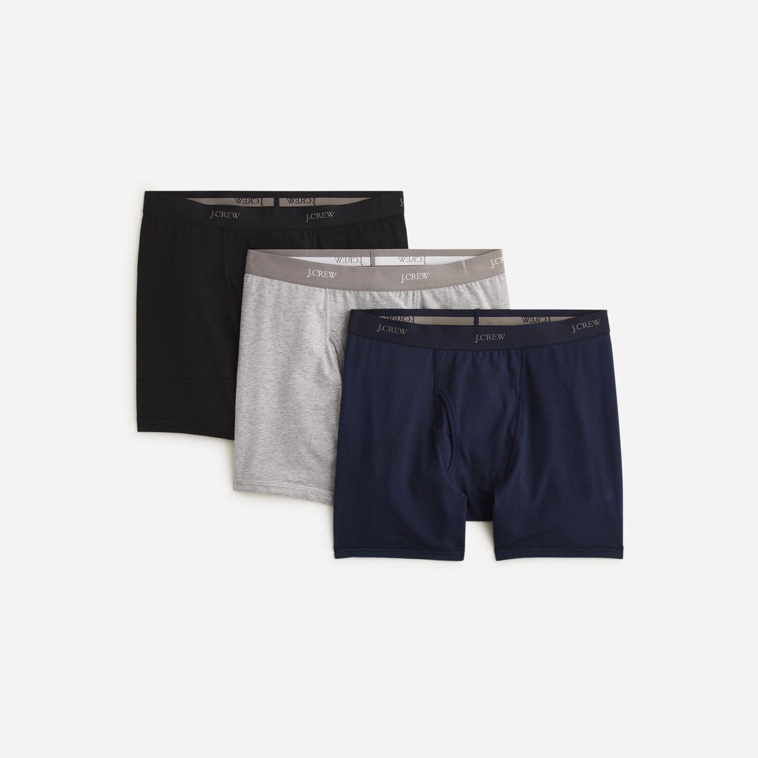 

Трусы-Боксеры стрейч 4'' упаковка из трех пар J.Crew, черный