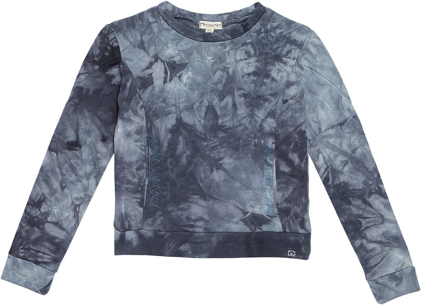 

Толстовка Appaman Feature Crew Neck Sweatshirt, цвет Pewter Tie-Dye