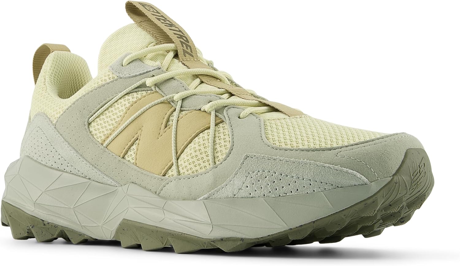 Мужские кроссовки для трейлраннинга New Balance Dynasoft Tektrel V1 из замши, Garter Snake/Morel/Boulder — фото 2
