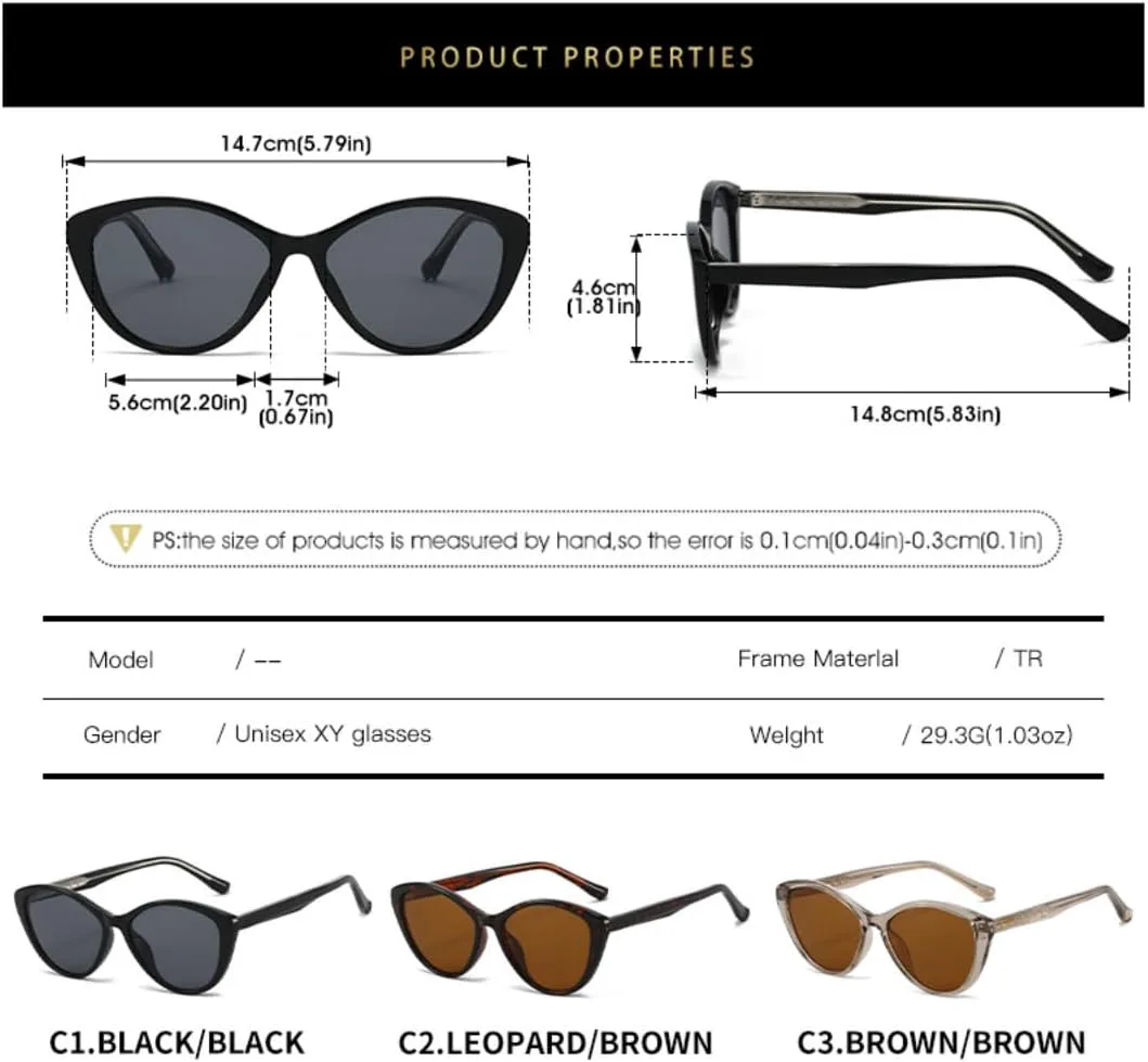 

Солнцезащитные очки «кошачий глаз» для мужчин, защита от УФ-излучения UV400, модные овальные линзы, солнцезащитные очки для женщин в стиле панк TVTBBVV, Pink Black