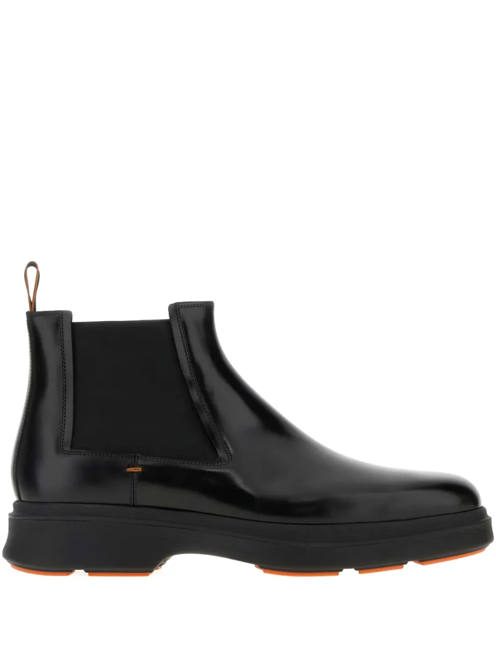 

Ботинки с эластичными вставками Santoni, черный