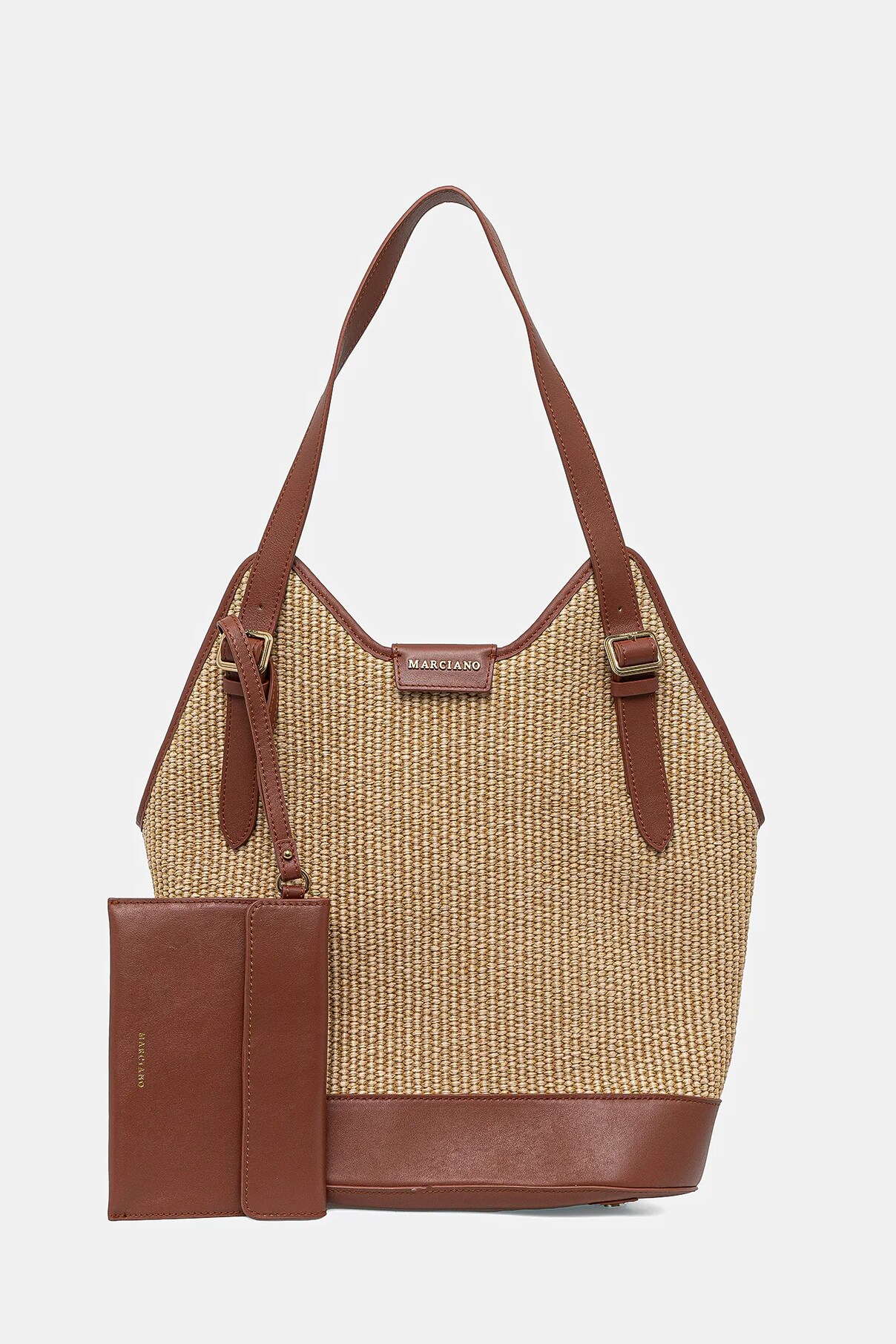 

Сумка RAFFIA Marciano Guess, бежевый