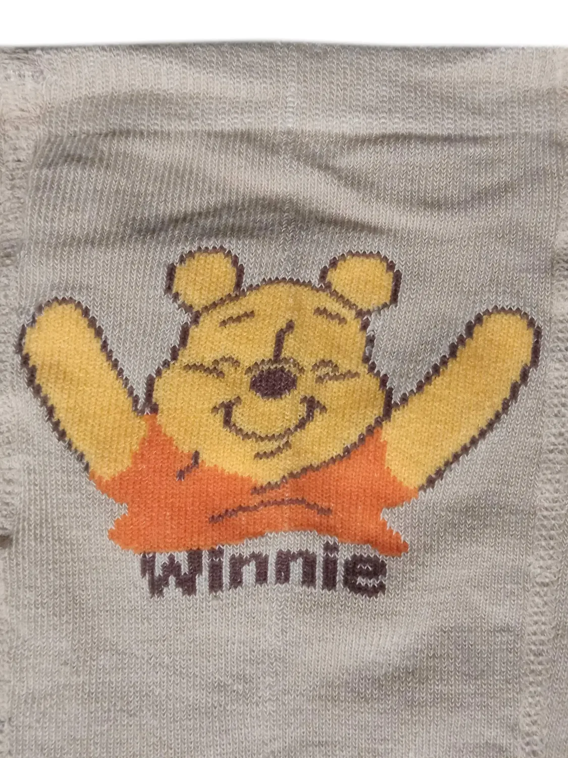 Колготки детские с принтом Winnie Pooh, Disney, бежевый — фото 3