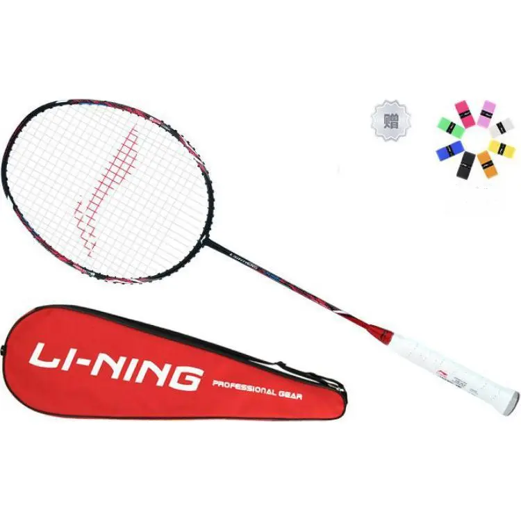 

LINING 2000 Speed бадминтонная ракетка Defensive Type, легкая головка, гибкий шейт, начальный уровень, 675 мм, одиночная ракетка, Black Red