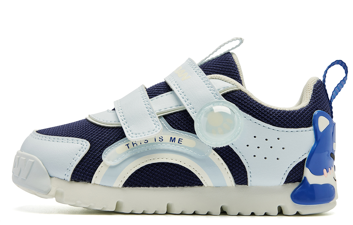 

Низкие детские кроссовки QIAODAN, Спокойный синий / Прозрачно-голубой