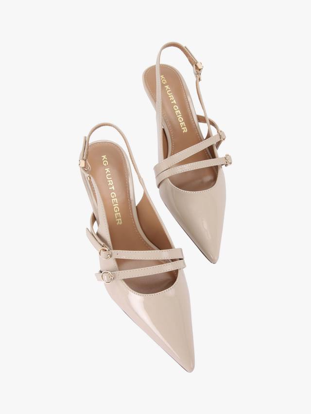 Туфли-лодочки на каблуке sienna kitten KG Kurt Geiger, цвет Natural Putty — фото 2