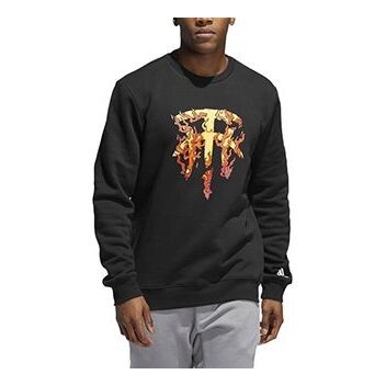 

Толстовка adidas Tmac Chapter 12 Basketball Sports Printing Pullover Black, черный