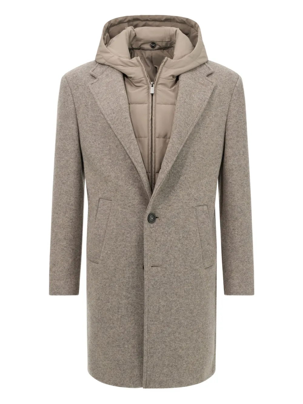 

Пальто со съемным жилетом Boggi Milano, коричневый