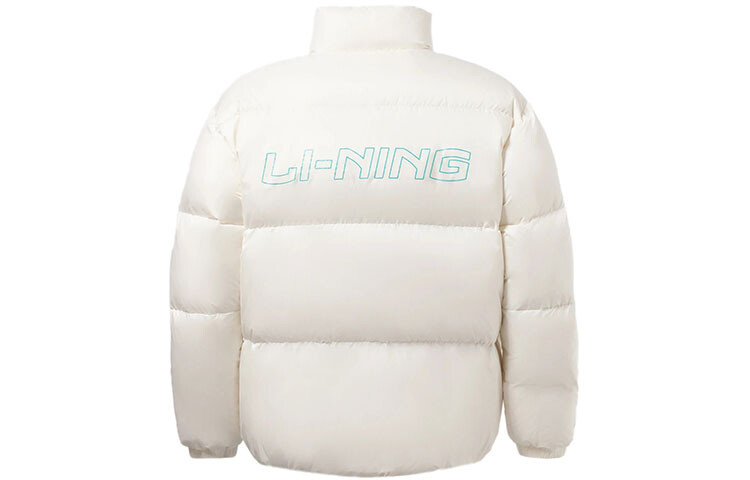 

Спортивная баскетбольная коллекция пуховик мужской белый Lining, белый
