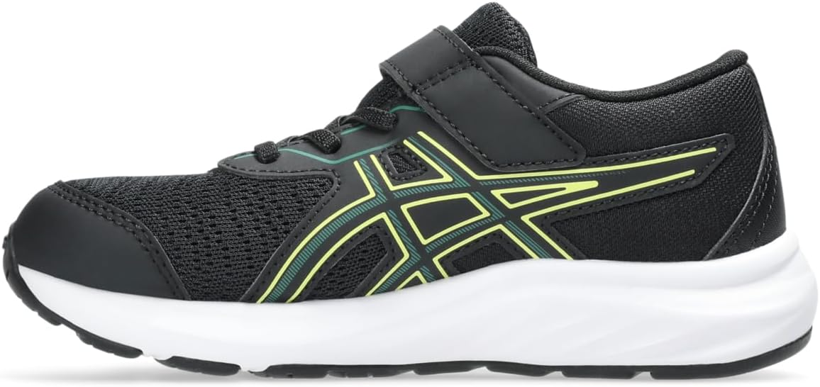 Кроссовки ASICS Boys Contend 9 Ps (для малышей/детей младшего возраста), черный/зеленый — фото 4