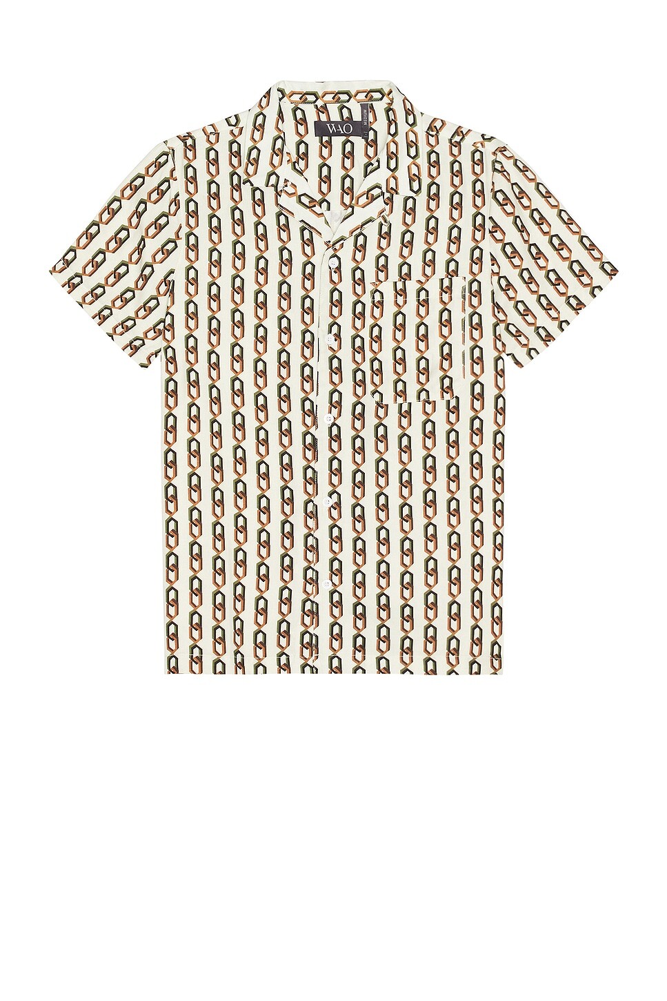

Лагерная рубашка Wao, цвет Cream Multi Chain