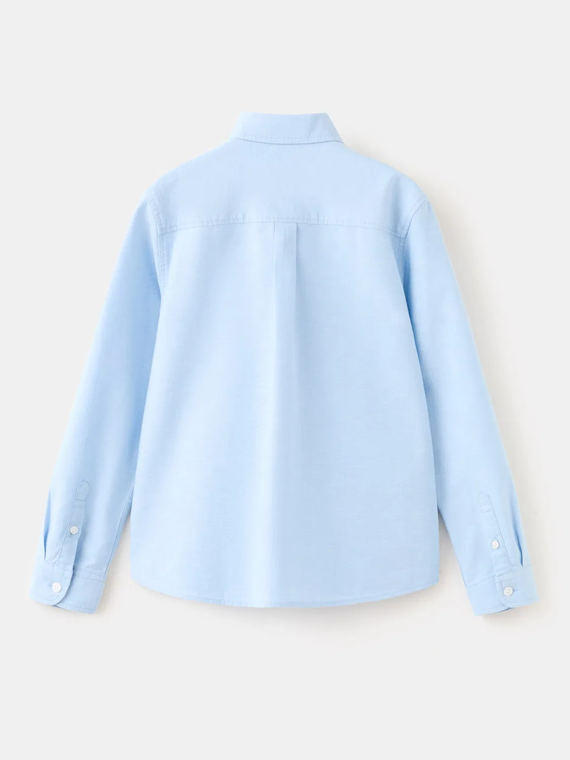 Детская рубашка Mango Kids Regular fit на пуговицах цвет ROXFORD, светло-голубой — фото 4