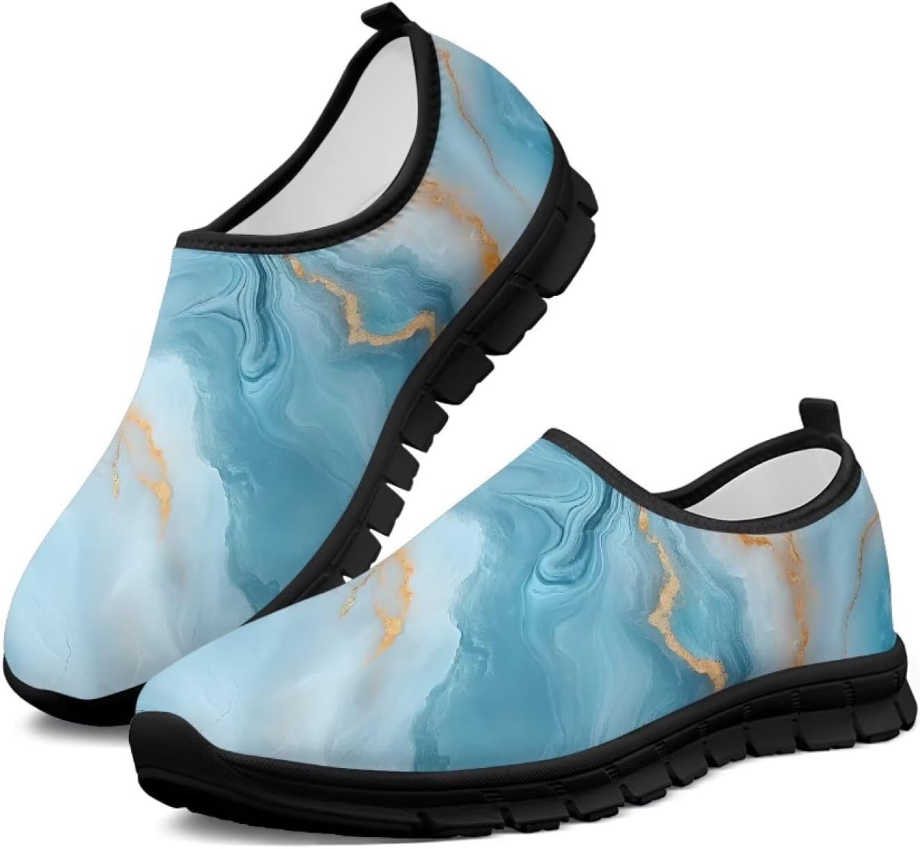 

Мужские модные кроссовки Hresuewn, низкие, с противоскользящей подошвой, повседневная обувь для мужчин, удобные для ходьбы, Marble Print