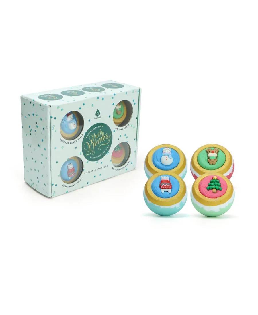 Счастливых праздников! Ароматические бомбочки для ванны PURSONIC, Assorted Pre-Pack (See Table 9