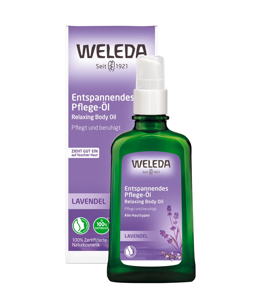 

Масло для тела Weleda Lavendel Entspannendes Pflege-Öl, 100 ml