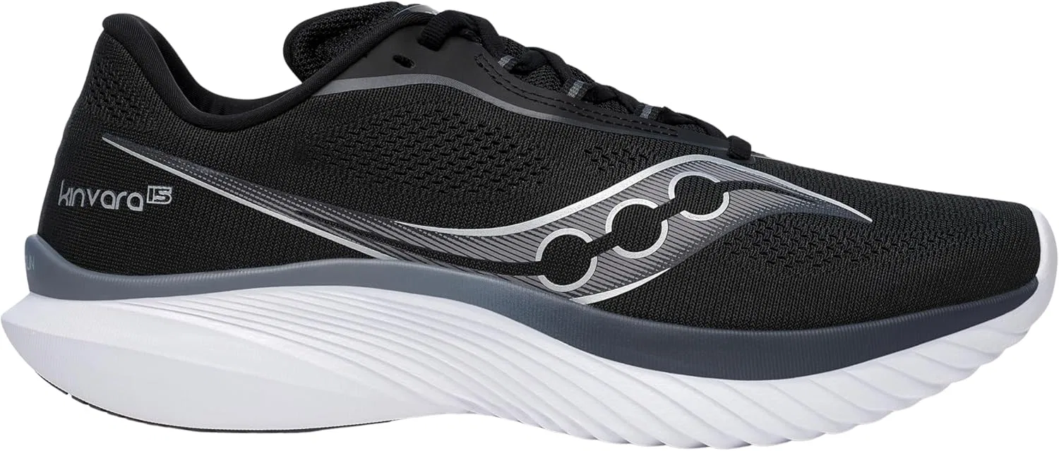 Мужские кроссовки Saucony Kinvara 15, Black White — фото 2