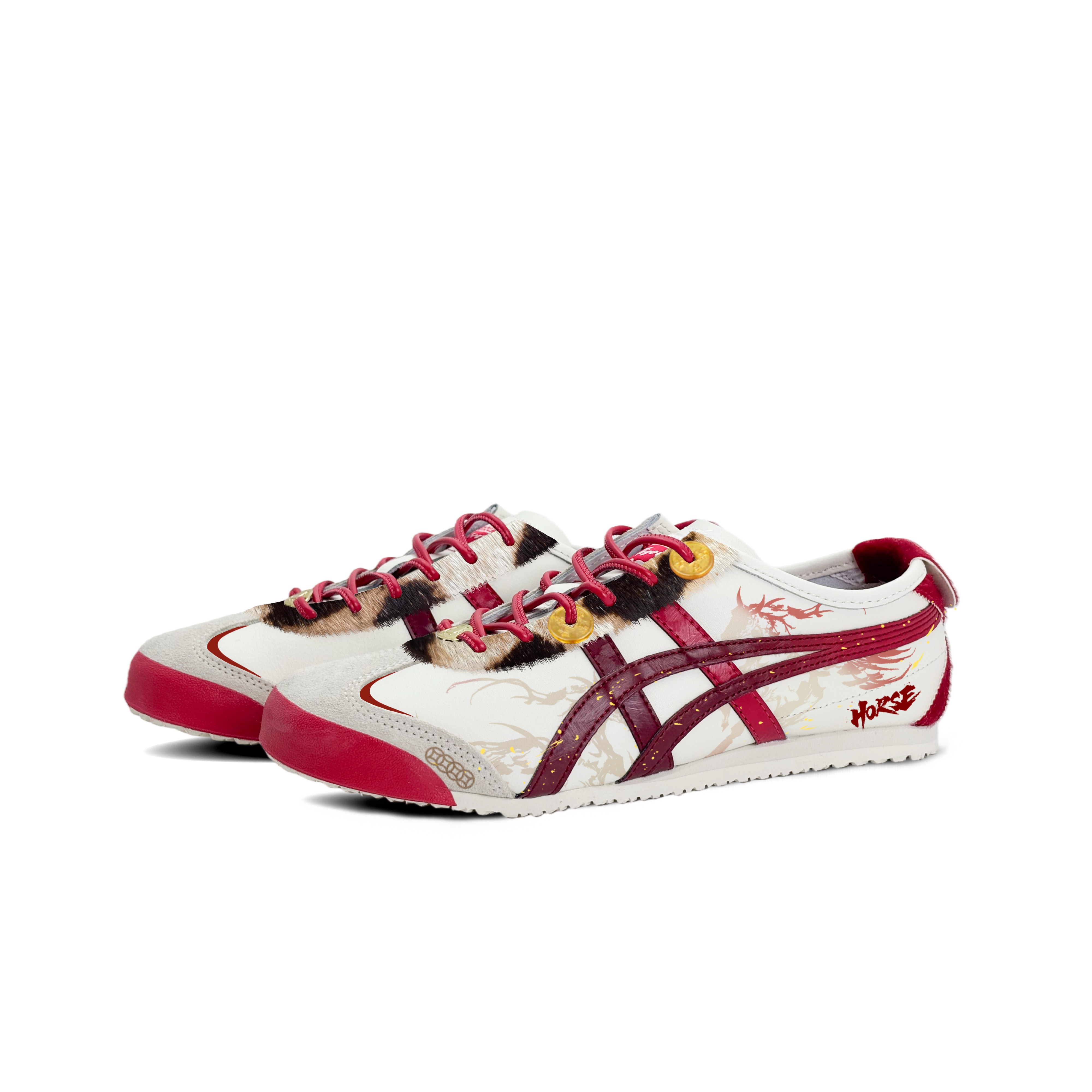 Onitsuka Tiger Кроссовки MEXICO 66 Support Low top Casual Unisex белые красные — фото 4