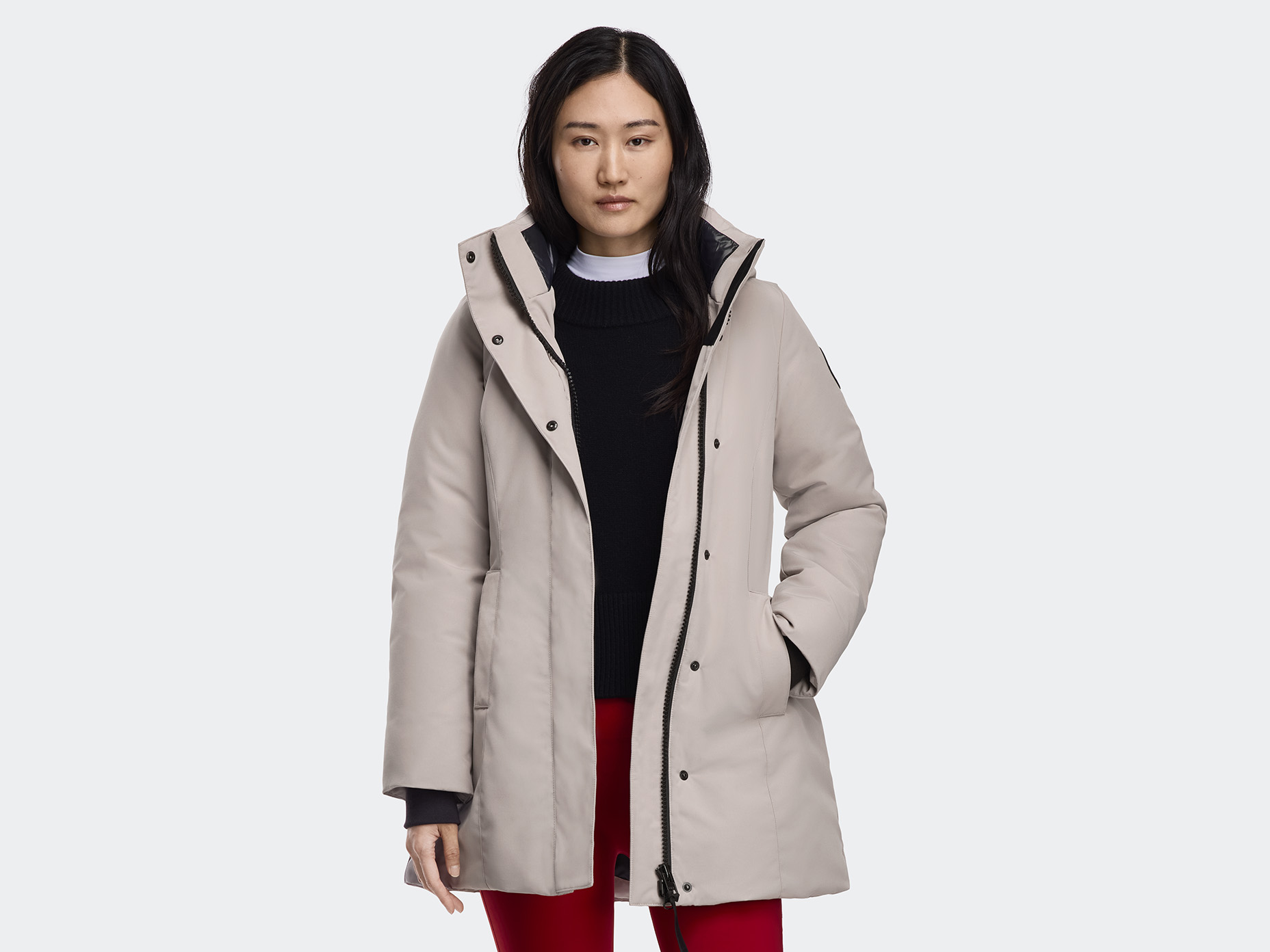 

Парка Canada Goose Leslie Black Label, Limestone