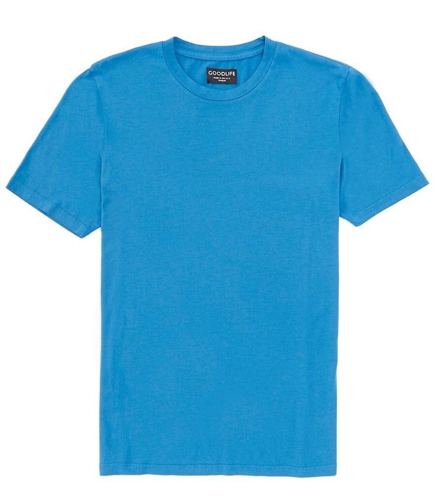 

Хлопковая футболка с короткими рукавами Goodlife Feather Heather Supima, синий