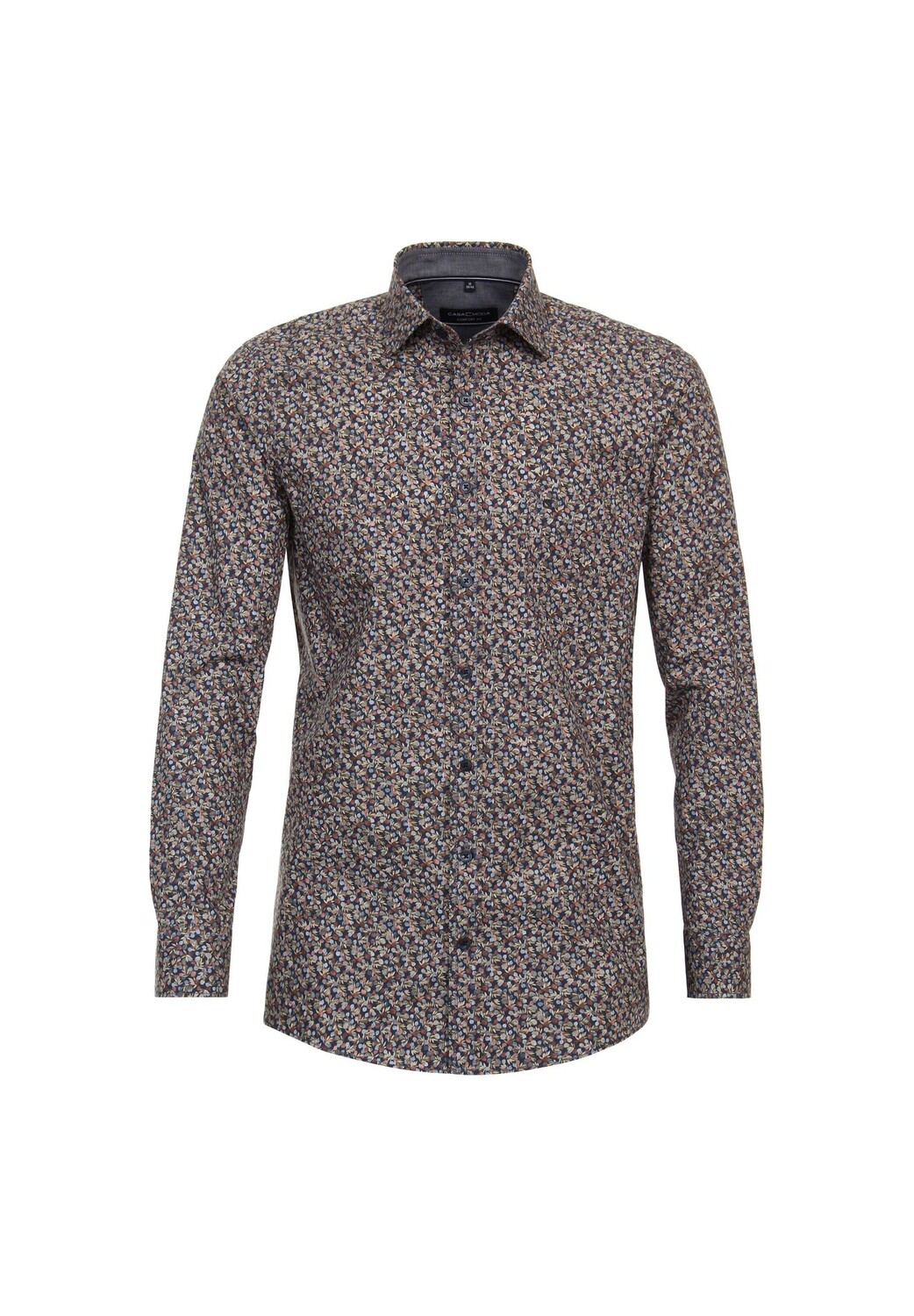 

Мужская повседневная рубашка с принтом, удобная посадка CASAMODA, цвет Dunkelrot