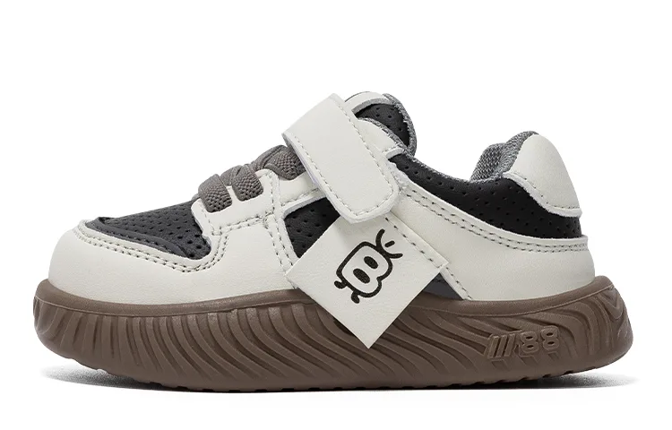 Детские кроссовки для малышей EBMINI, Beige Black (Spring Fall Leather)