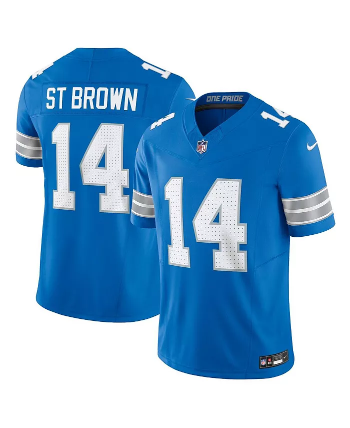 

Мужская футболка Amon-Ra St. Detroit Lions 2nd Alternate Vapor F.U.S.E. Limited Nike, синий
