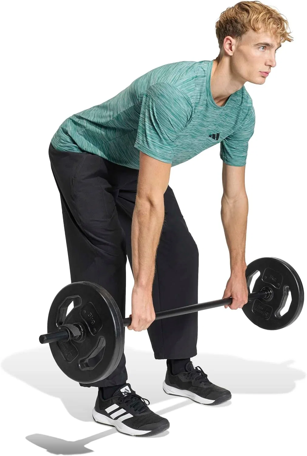 Футболка Adidas Men's Workout Essentials Flex, Wonder Sage Melane — фото 2